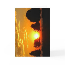 Zonsopgang lege wenskaart