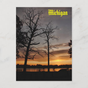 zonsopgang Michigan Briefkaart