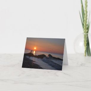 Zonsopgang op de Kaap Lege Notecard Kaart