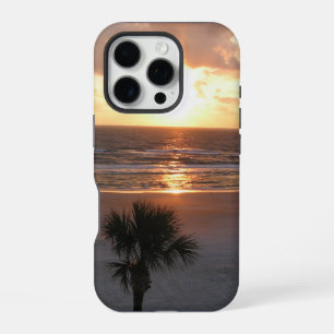 Zonsopgang op het strand iPhone 16 pro hoesje