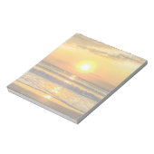 Zonsopgang op het strand Notitieblok (Gedraaid)