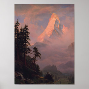 Zonsopgang op Matterhorn Poster