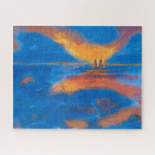 Zonsopgang op zee Emil Nolde Legpuzzel