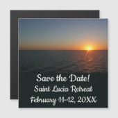 Zonsopgang op zee III Oceaan Horizon Zeegezicht (Voorkant / Achterkant)