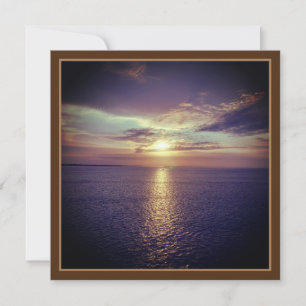 Zonsopgang over de oceaan - Cruising Europe Kaart