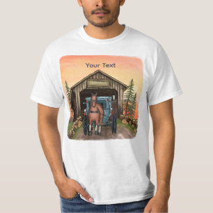 Zonsopgang Overdekte Brug T-shirt