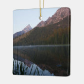 Zonsopgang reflectie bij String Lake I Keramisch Ornament (Links)