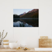 Zonsopgang reflectie bij String Lake I Poster (Keuken)