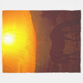 ZONSOPGANG SCHOONHEID FLEECE DEKEN (Voorkant (Horizontaal))