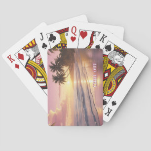 Zonsopgang Shuffle - Geef om de Kustlijn Pokerkaarten