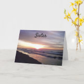 **ZONSOPGANG TOT ZONSONDERGANG** GELUKKIGE VERJAAR KAART (Gele Bloem)