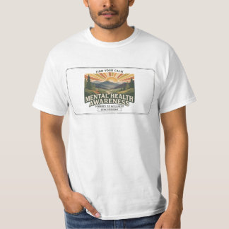 Zonsopgang Trail Mentale Gezondheidsbewustzijn T-shirt
