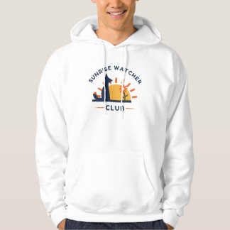 Zonsopgang Waarnemer Club Vos en Rijzende Zon Hoodie