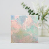 Zonsopgang Wolken Uitnodiging (Staand voorkant)