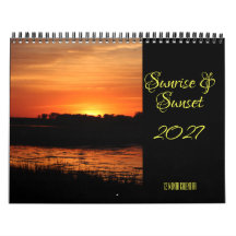 Zonsopgang & Zonsondergang 2027 Muurkalender