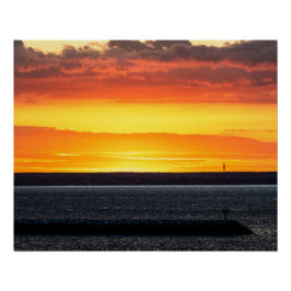 Zonsopgang & zonsondergang perfect poster