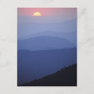 Zonsopgang, Zuidelijke Appalachen, Groot Briefkaart
