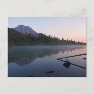 Zonsopgangreflectie bij String Lake II Briefkaart