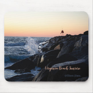 Zonsopkomst aan de Jetty - Virginia Beach 02 juli Muismat