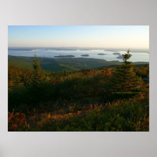 Zonsopkomst bij Cadillac Mountain I Poster (Voorkant)