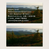 Zonsopkomst bij Cadillac Mountain I Visitekaartje (Voorkant /achterkant)