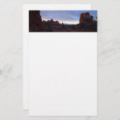 Zonsopkomst bij de Windows Trail in Arches Briefpapier (Voorkant / Achterkant)