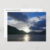 Zonsopkomst bij Lake Crescent Briefkaart (Voorkant / Achterkant)