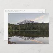 Zonsopkomst bij Mount Rainier National Park Briefkaart (Voorkant / Achterkant)