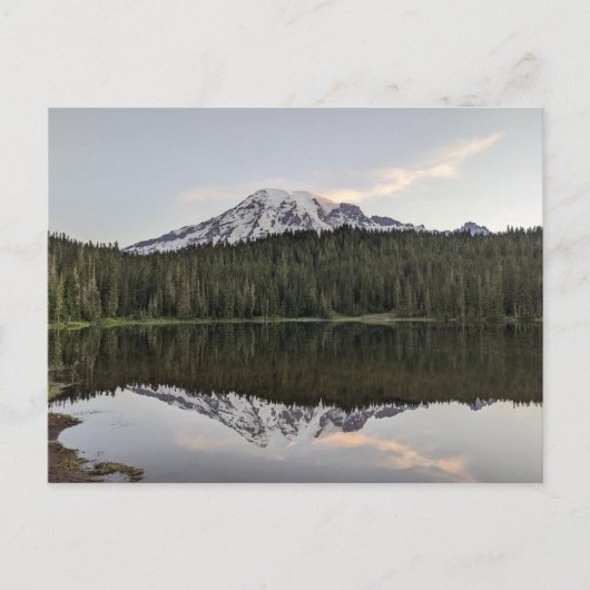 Zonsopkomst bij Mount Rainier National Park Briefkaart (Voorkant)