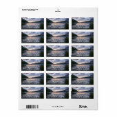 Zonsopkomst bij Swiftcurrent Lake I Etiket (Full Sheet)