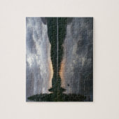 Zonsopkomst bij Swiftcurrent Lake II Legpuzzel (Verticaal)