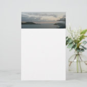 Zonsopkomst in St. Thomas II Cruise Zeegezicht Briefpapier (Staand voorkant)