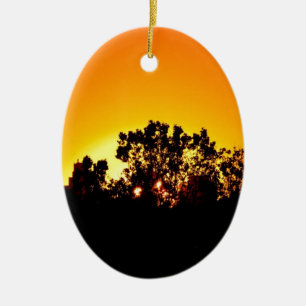 Zonsopkomst Keramisch Ornament