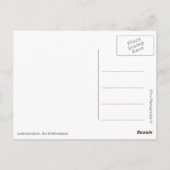 Zonsopkomst over bevroren rivier met windmolens en briefkaart (Achterkant)