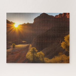 Zonsopkomst over een Canyon puzzel Legpuzzel