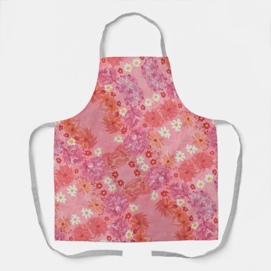 Zonsopkomst Rozen Bloemen Schort (Voorkant)