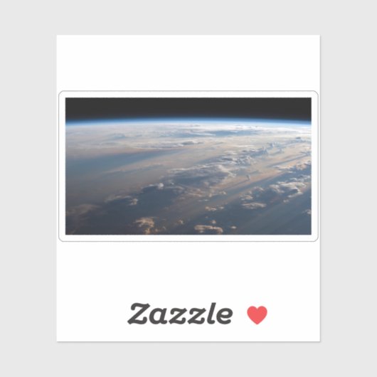 Zonsopkomst werpt lange schaduw over Filipijns Zee Sticker (Vel)