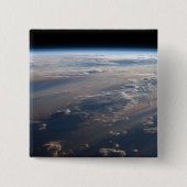 Zonsopkomst werpt lange schaduw over Filipijns Zee Vierkante Button 5,1 Cm (Voorkant)