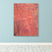 Zonsteenkleurig canvasprint met structuur canvas afdruk (Insitu (Houten vloer))