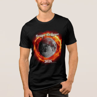 Zonsverduistering 12 augustus 2026 Tri-Blend shirt