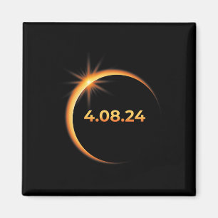 Zonsverduistering 2024 Amerika Totaliteit 04 08 24 Magneet