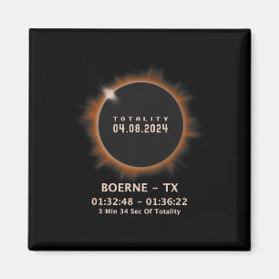 Zonsverduistering 2024 Totaal 04.08.24 Texas TX Magneet