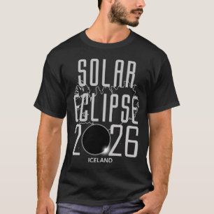 Zonsverduistering 2026 IJsland T-shirt