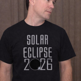 Zonsverduistering 2026 t-shirt
