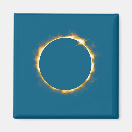 Zonsverduistering 21 augustus 2017 ontwerp magneet (Voorkant)