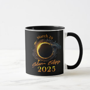 Zonsverduistering 29 maart 2025 Herdenking Mok