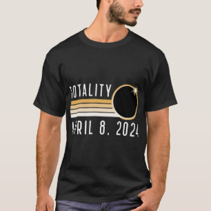 Zonsverduistering 8 april 2024 Totaliteit Zonsverd T-shirt