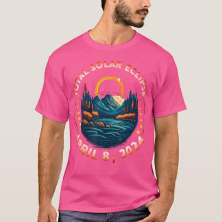 Zonsverduistering Astronomie 2024 Zonsverduisterin T-shirt