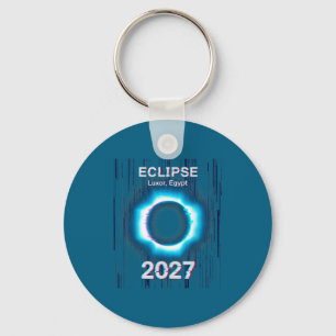 Zonsverduistering Egypte Totale Zonne-ontwerp Sleutelhanger