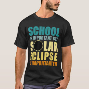 Zonsverduistering Importanter Totale Zonne Illustr T-shirt